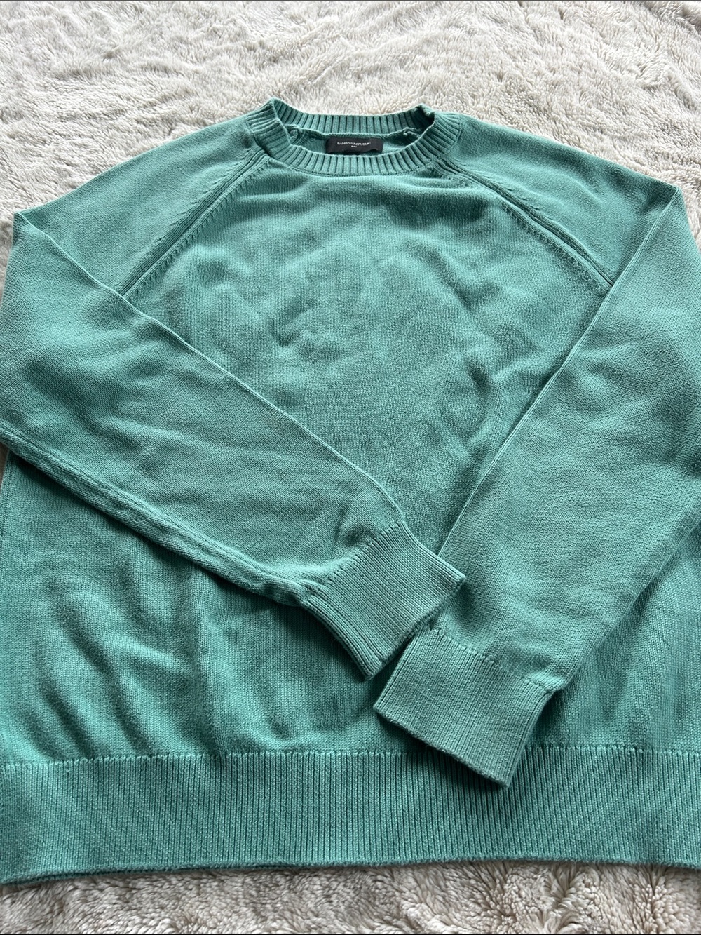 Banana Republic Men's Crewneck Sweater in Teal